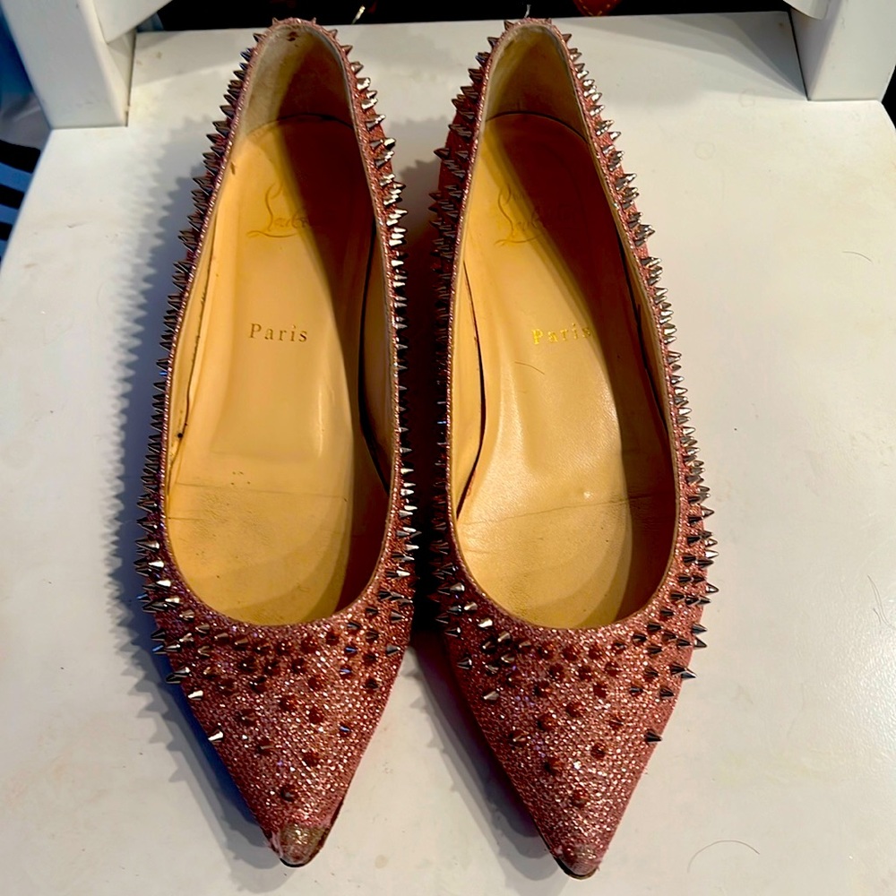 Christian Louboutin Spiked Flats